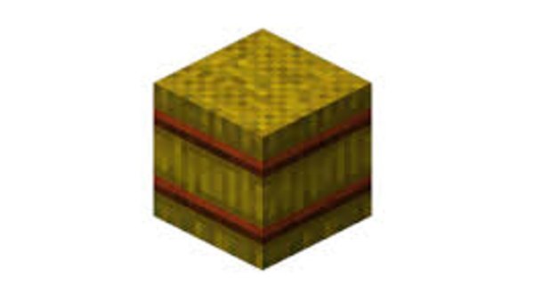 Блок сена из МАЙНКРАФТА