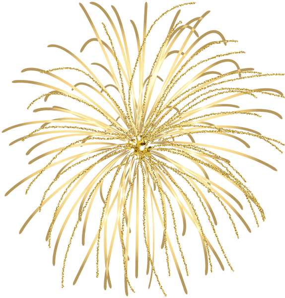 Фейерверк на прозрачном фоне