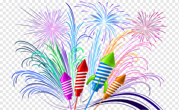 Салют мультяшный