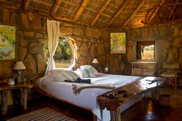 Домики хоббитов спальня