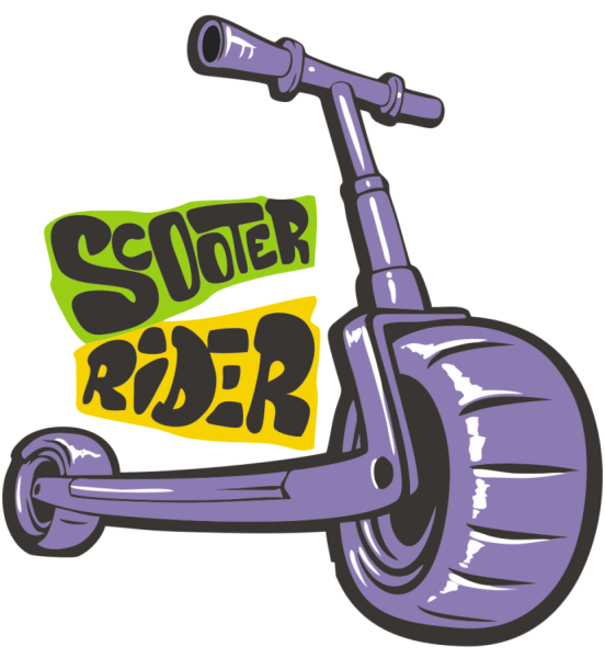 Нарисовать самокат