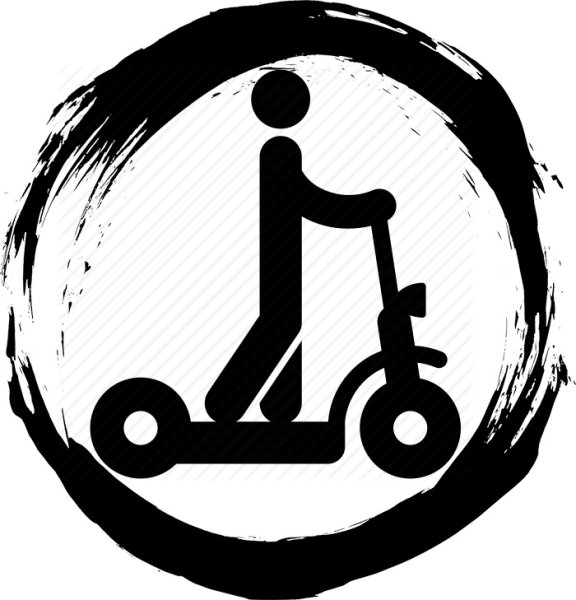 Электросамокат значок