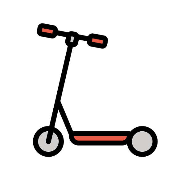 Эмодзи самокат