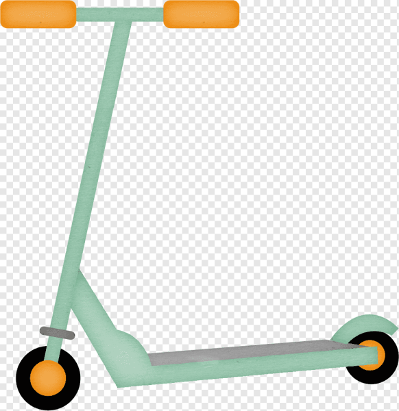 Самокат векторный