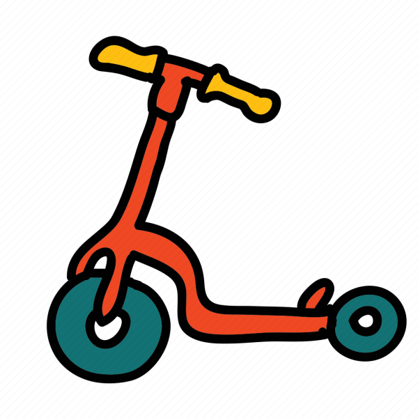 Самокат рисунок
