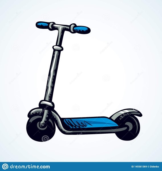 Мультяшка на самокате