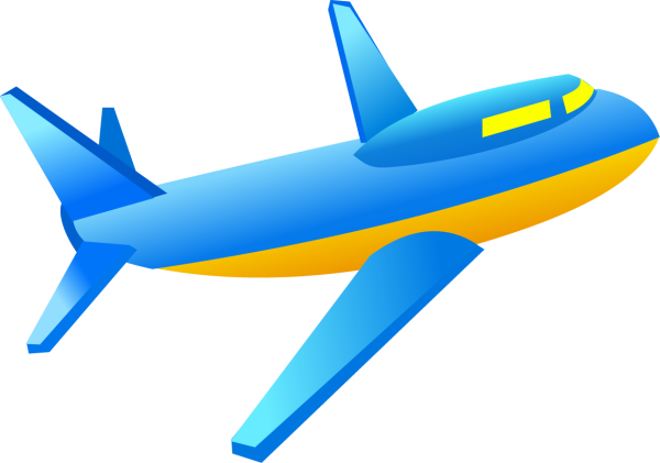 Самолет на белом фоне