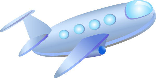 Детский самолет на прозрачном фоне