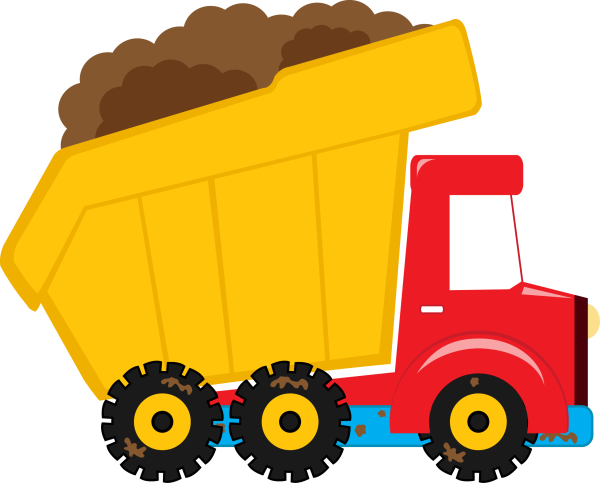 Машинка грузовик мультяшный