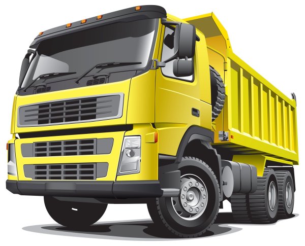 Самосвал без фона