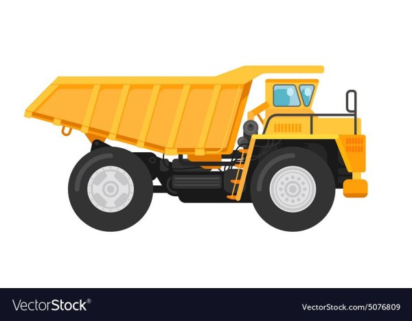 Карьерный самосвал вектор