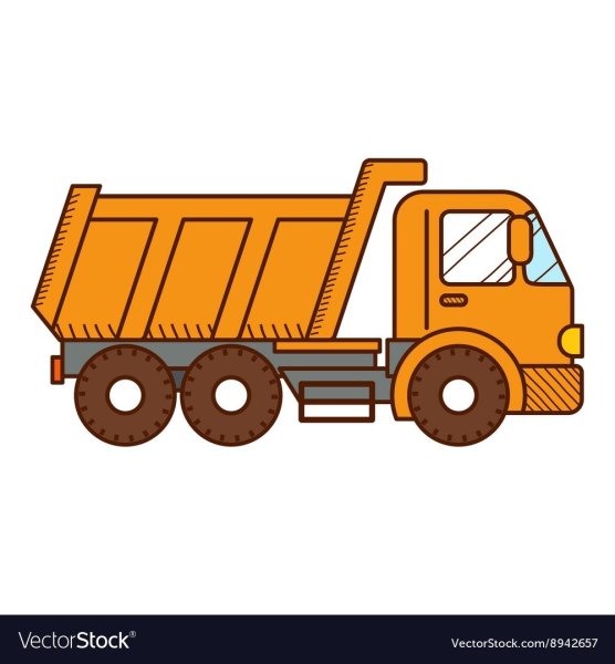 Нарисовать самосвал