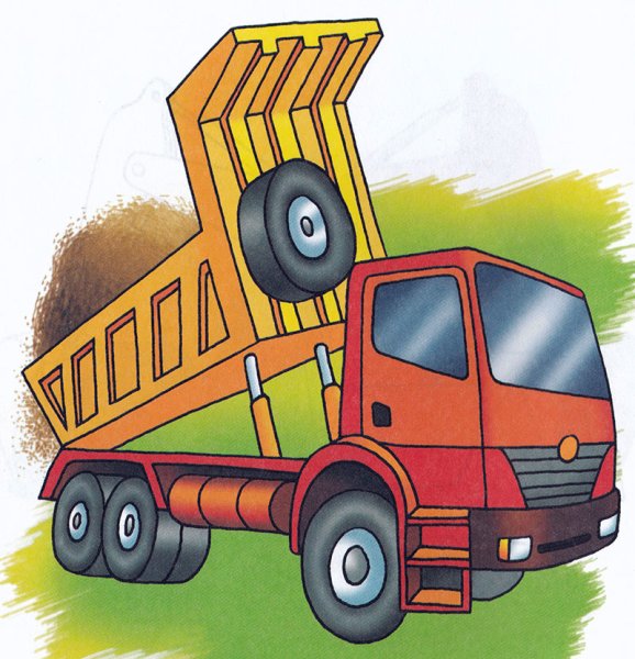 Самосвал мультяшный