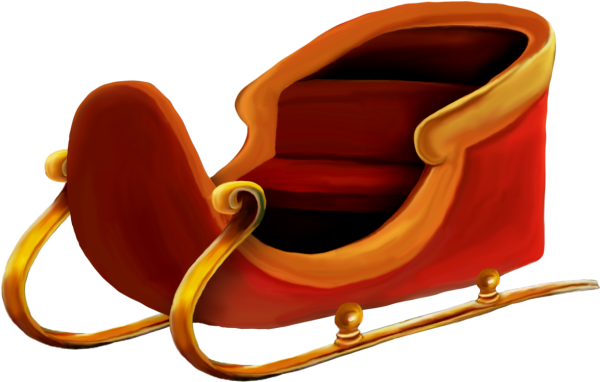 Санки без фона