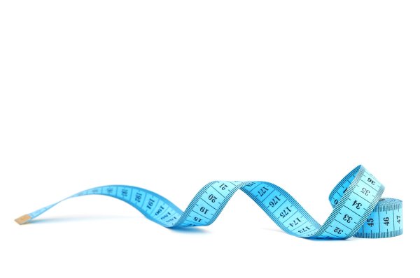 Сантиметровая лента синяя