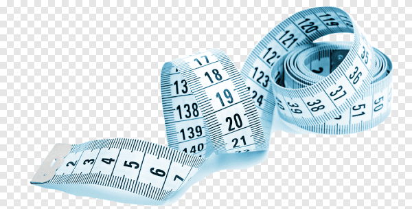 Сантиметр на белом фоне
