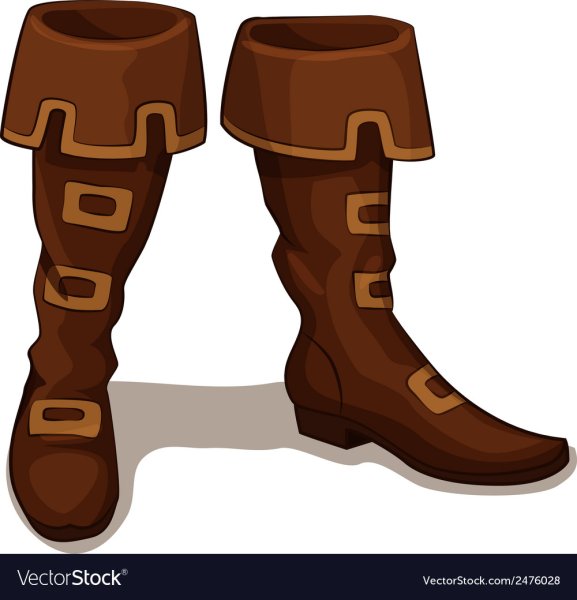 Сапоги кота в сапогах вектор
