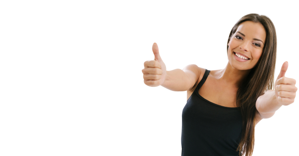 Девушка указывает