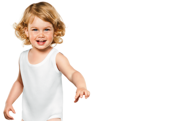 Дети на белом фоне