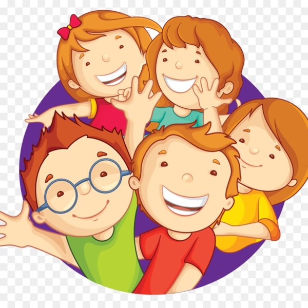 Радостные дети вектор