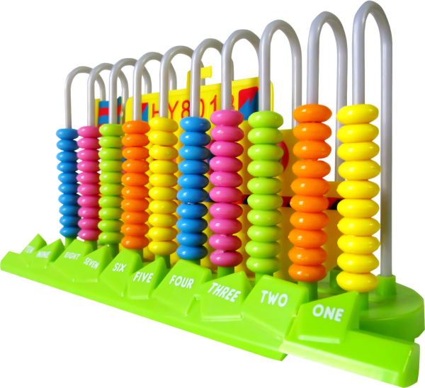 Счеты на прозрачном фоне