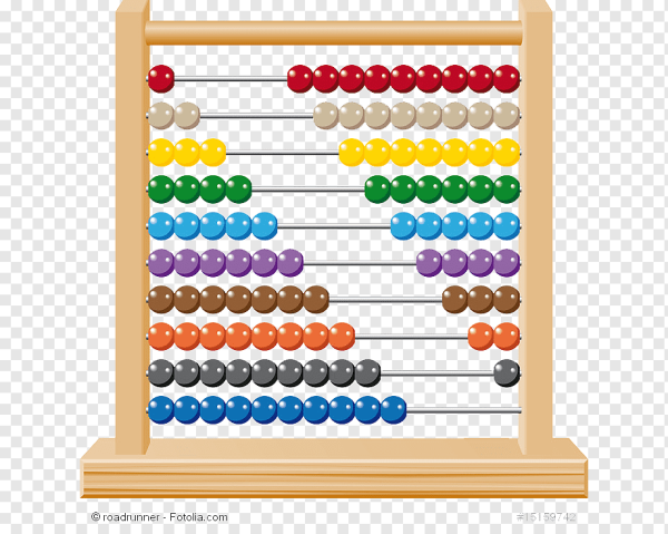 Абакус на прозрачном фоне