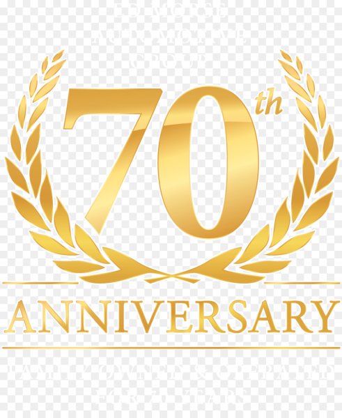 Цифра 70 на юбилей