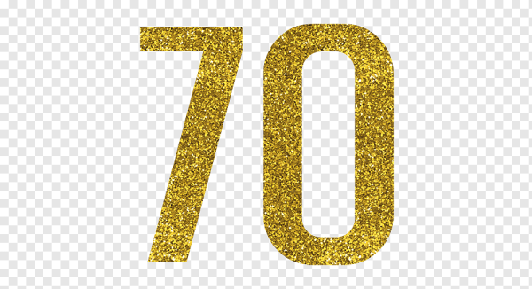 Красивая цифра 70