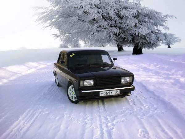 ВАЗ 2107 зимняя