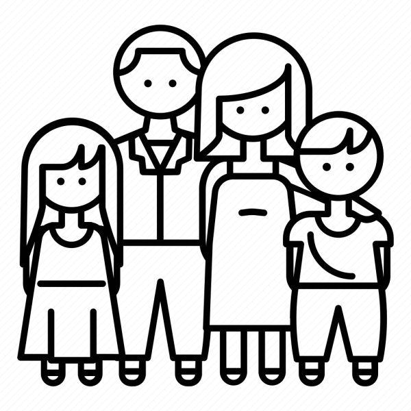 Семья векторное изображение