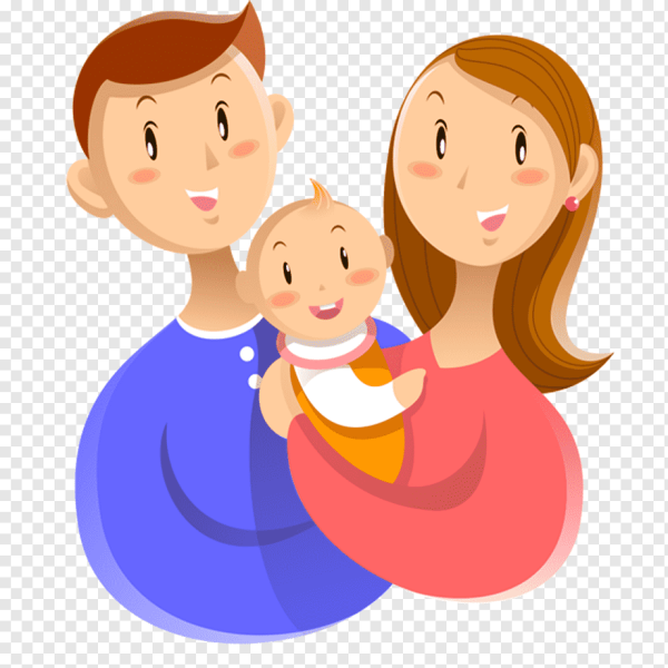Родители без фона
