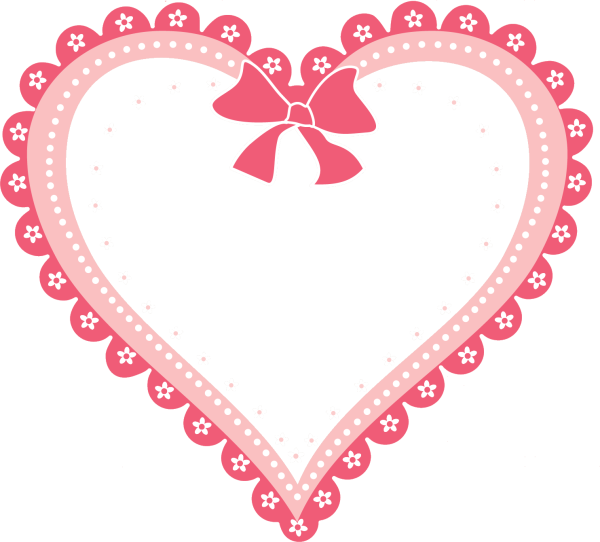 Рамка валентинка