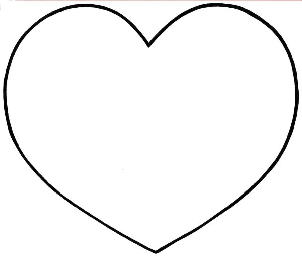 Сердце шаблон