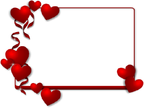 Рамочка с сердечками