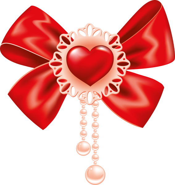 Сердце с бантиком