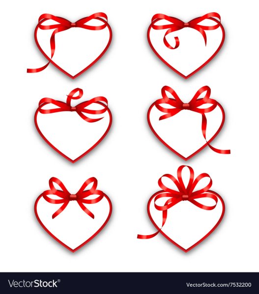Сердечко с бантом