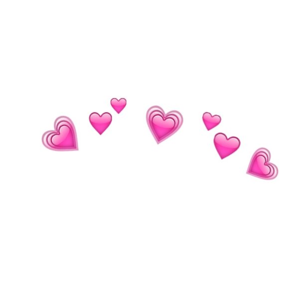 Смайл розовое сердце