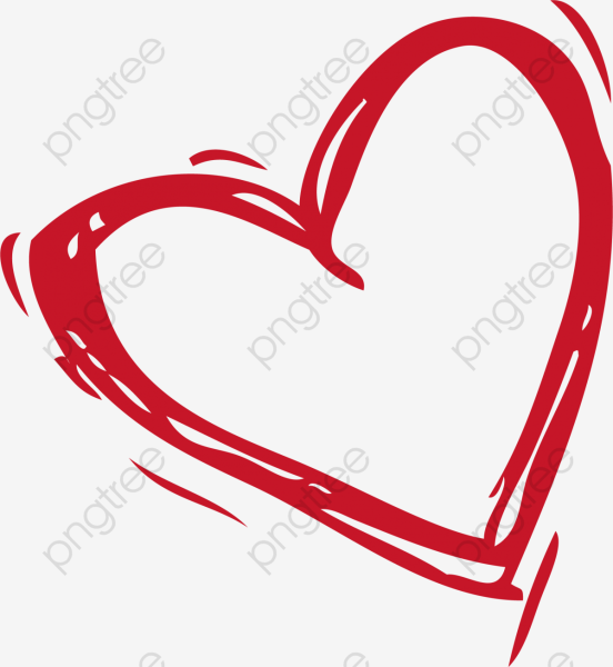 Сердечко нарисованное от руки