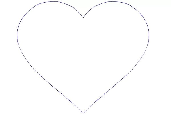 Сердечко шаблон