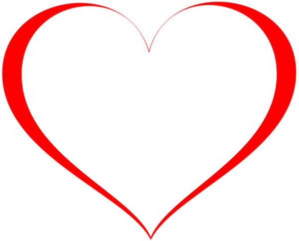 Сердечко контур