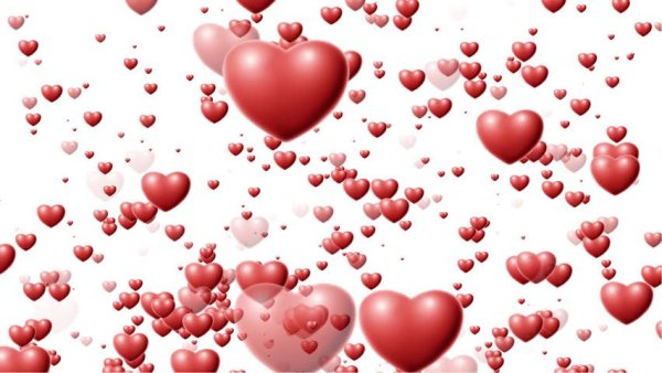 Летающие сердечки