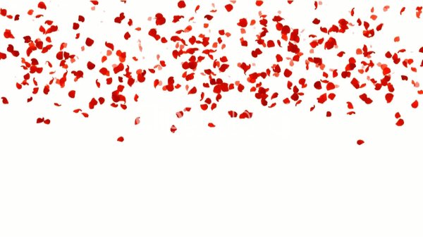 Лепестки без фона