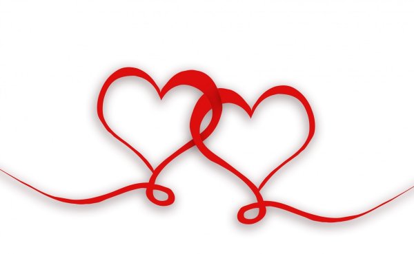 Два сердечка