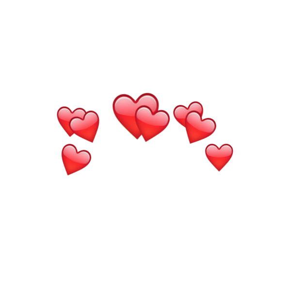 Сердечки над головой