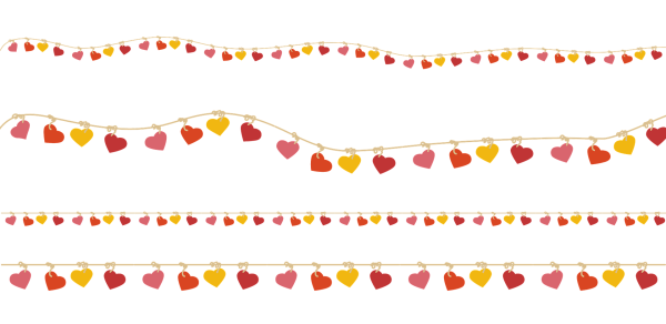 Сердечки горизонтальные