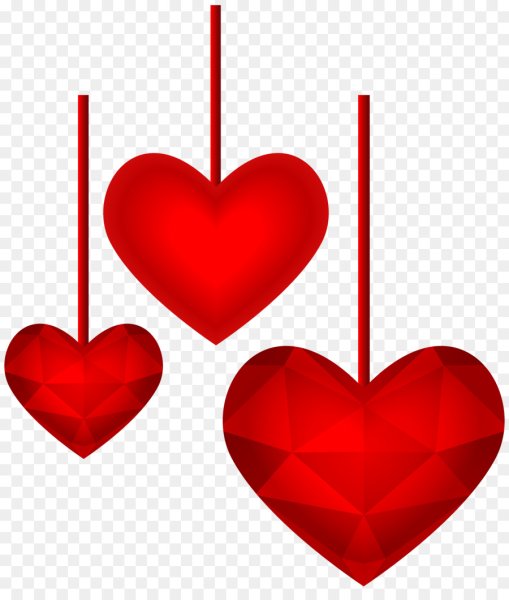 Красное сердечко