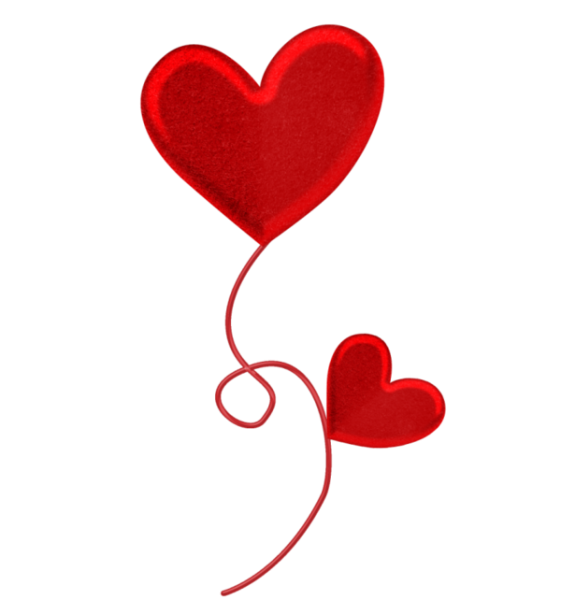 Маленькие сердечки прозрачные