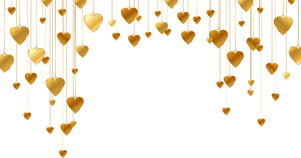 Золотые сердечки