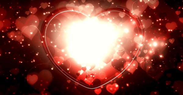 Футаж сердечки