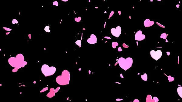 Футаж сердечки